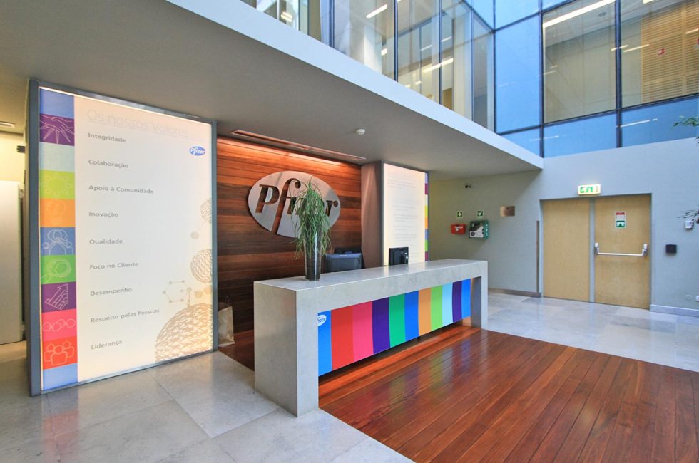 fit-out escritórios remodelação de espaços pfizer