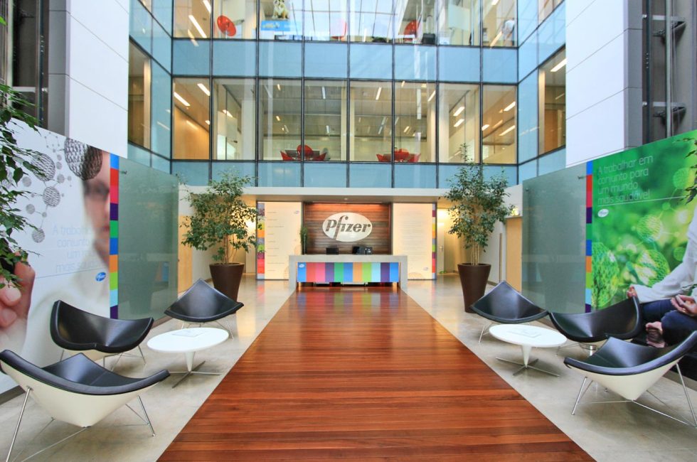 fit-out escritórios remodelação de espaços pfizer